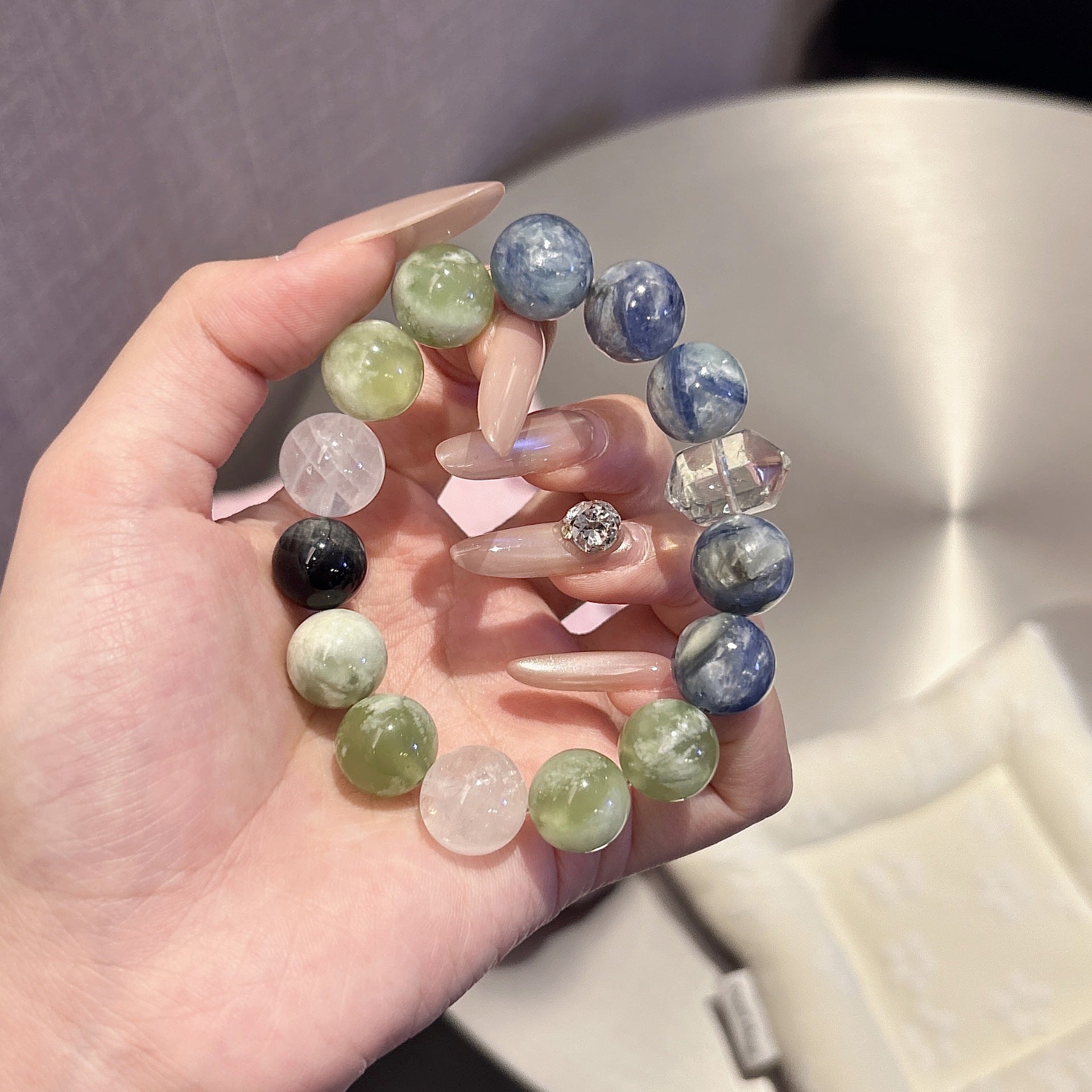 Natural crystal bracelet